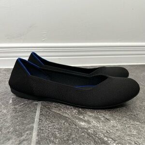 Rothy's Black Ballet Flats Size 8